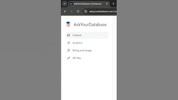 How to Create CHATBOT using AI for SQL | AskYourDatabase