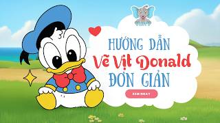 Hướng Dẫn Vẽ Vịt Donald Đẹp Đơn Giản Voitv Kênh Thiếu Nhi