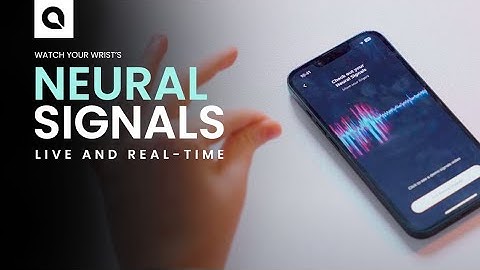 Watch your wrist neural signals live and real-time with the Mudra Band