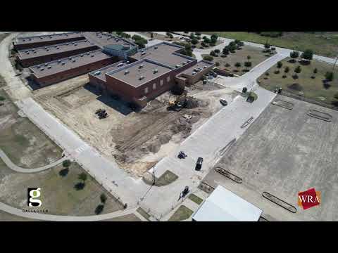 WRA Architects | Lake Worth ISD Lucyle-Collins Middle School | June 2022 | Construction Update