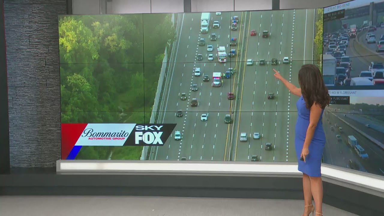 Crews responding to 4-vehicle crash on I-270 NB - YouTube