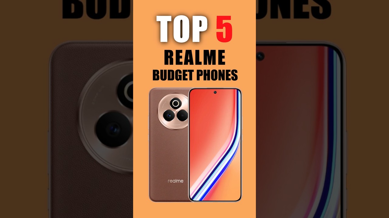 Top 5 Realme Budget Phones 2025⚡