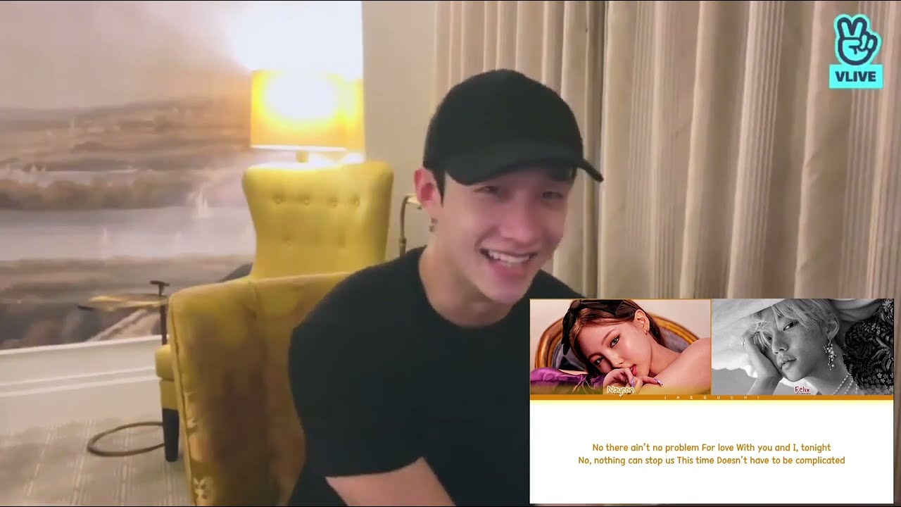 Bang Chan reaction to NAYEON - ‘ NO PROBLEM ‘ ft. Felix of Stray Kids
