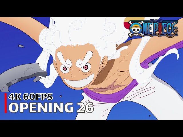 One Piece - Opening 26 【Uuuuus!】 4K 60FPS | CC class=