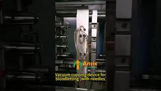 Vacuum cupping device for bloodletting with needles #ansix #injection #factory #ansixtech #mold