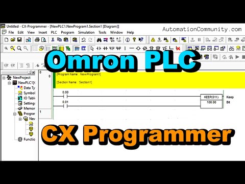 Keep Instruction in Omron PLC - CX Programmer Tutorials