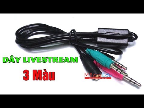 Video Mở Hộp giới Thiệu Dây Livestream 3 màu - youtube