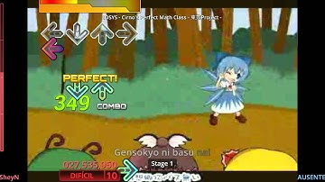 Cirno´s perfect math class - Stepmania - AA