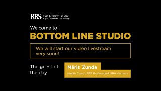 BOTTOM LINE STUDIO: Our guest Māris Žunda