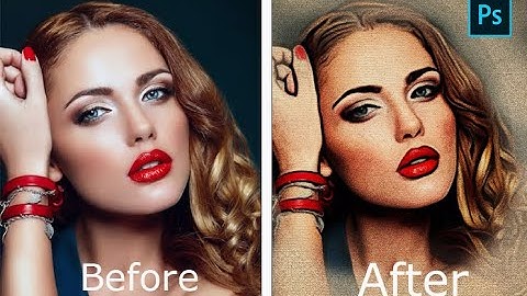 Photoshop : COLOR PENCIL ILLUSTRATION FROM PHOTO | by Graphics Academy