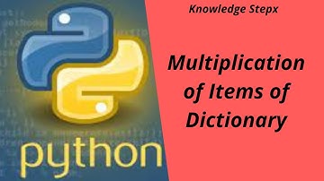 Multiplication of dictionary items using Python
