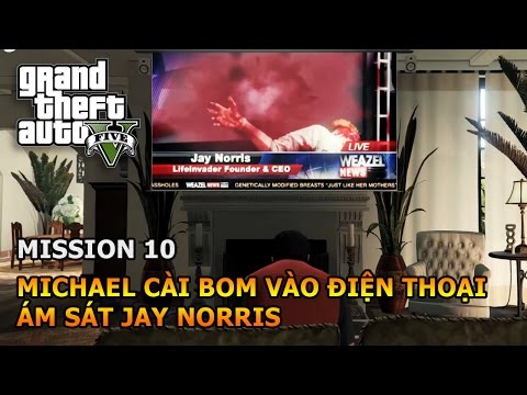 Khám phá nhiệm vụ GTA 5 : #10 Ám sát CEO Jay Norris trện truyền hình trực tiếp