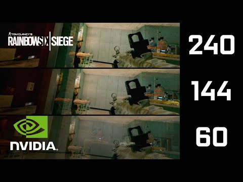 GeForce Powered High FPS Rainbow Six Siege فوائد الإطارات العالية في لعبة