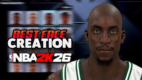 Realistic Kevin Garnett Face Creation Tutorial NBA 2K26!