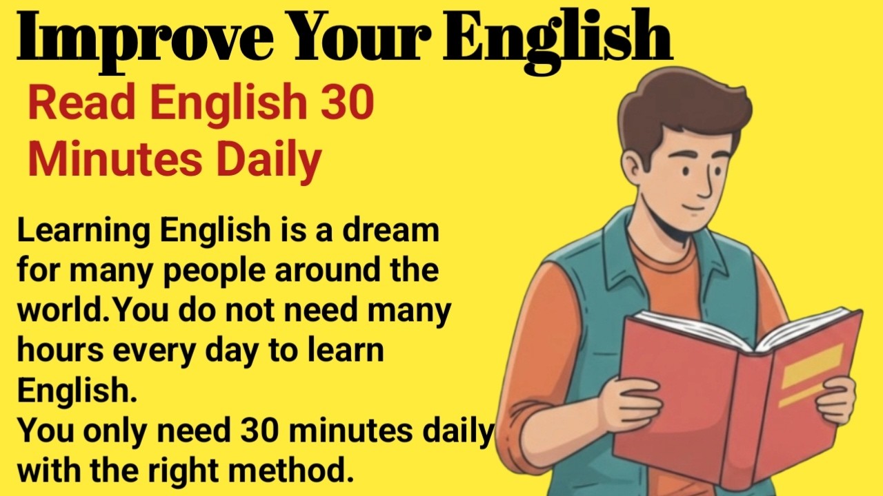 Read English 30 Minutes Daily  | Daily English Routine #englishreadingpractice #learnenglish