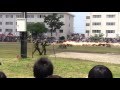 火炎放射機発射~まさかの隊員直撃の悲劇!