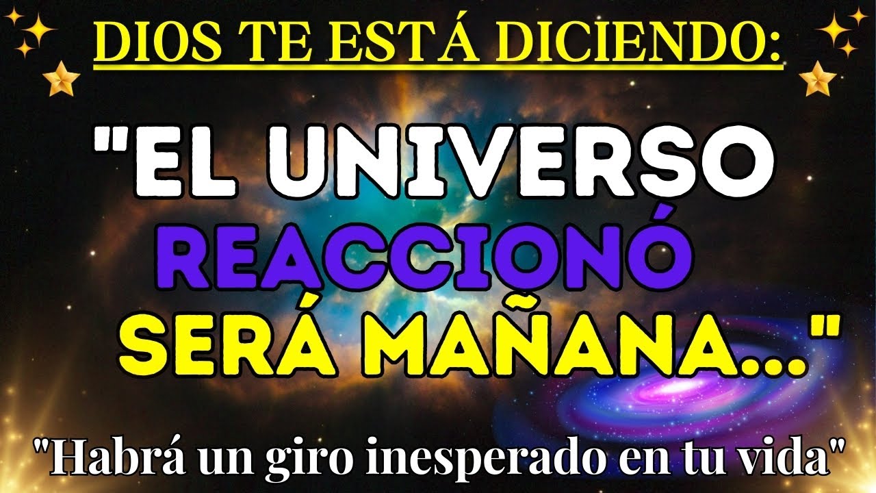 ⭐"El universo reaccionó"habrá un giro inesperado en tu vida⭐será mañana ...