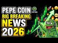 PEPE COIN PRICE PREDICTION 2026 || PEPE COIN NEWS TODAY || PEPE CRYPTO PRICE PREDICTION 