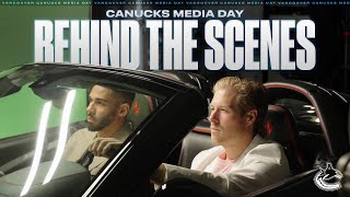Behind the Scenes at Canucks Media Day