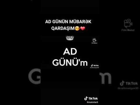 ❤️ Hikmət ❤️ Qaqa ❤️Ad❤️ Günü ❤️mübarek ❤️🎂