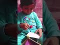 Cute baby vannlyda learn to writing 