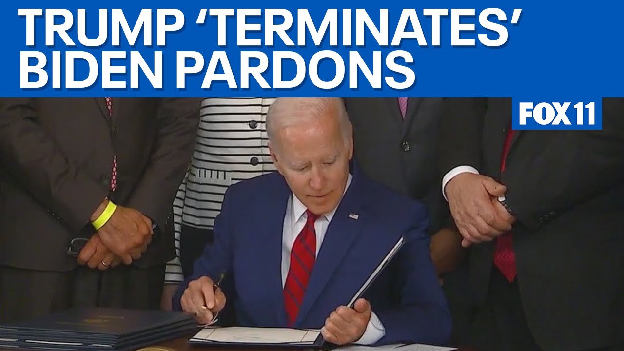 Trump says he's terminating any Biden pardons signed with autopen  | FOX 11 LA