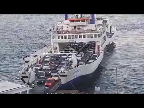 Video sbarco Caronte a Messina 10 aprile 2020