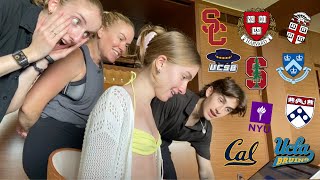 COLLEGE DECISION REACTIONS 2022 (ivies, UC's, stanford, USC + more!)