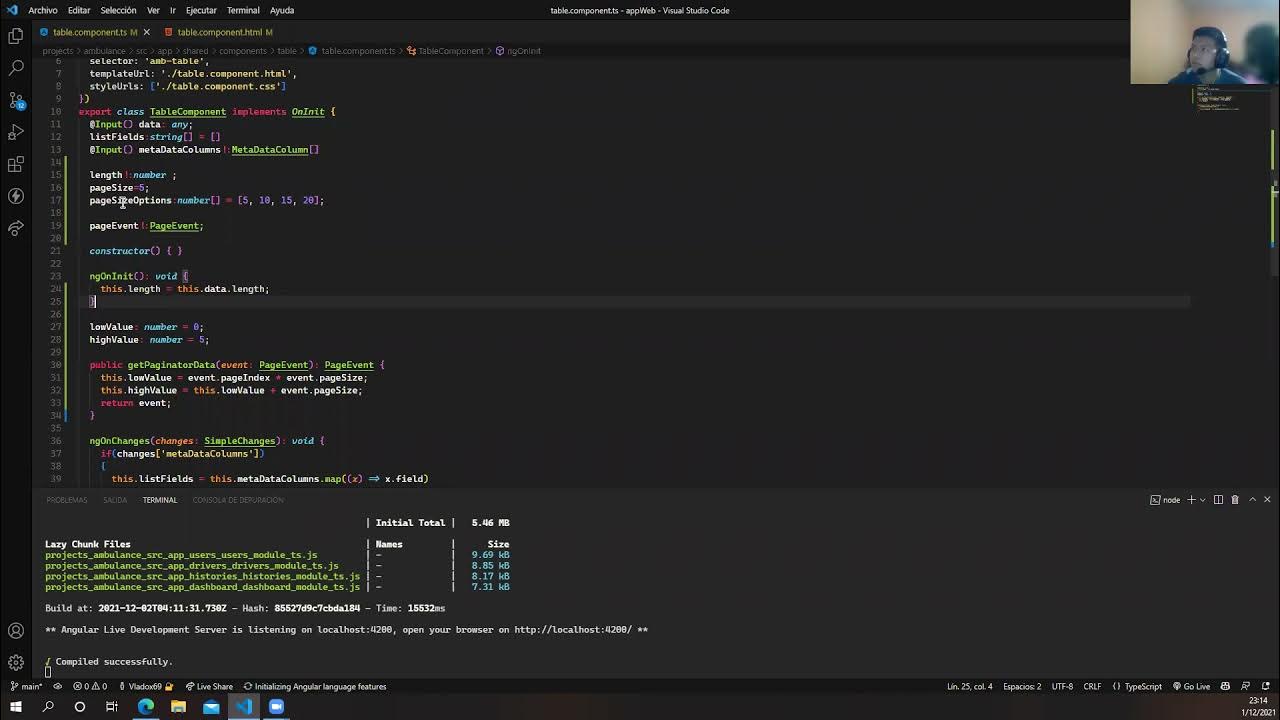 Angular matpaginator ejemplo YouTube