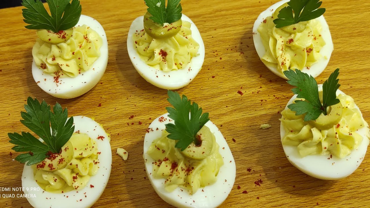 بيض محشي فكرة راقية لتزيين السلطات الرمضانية