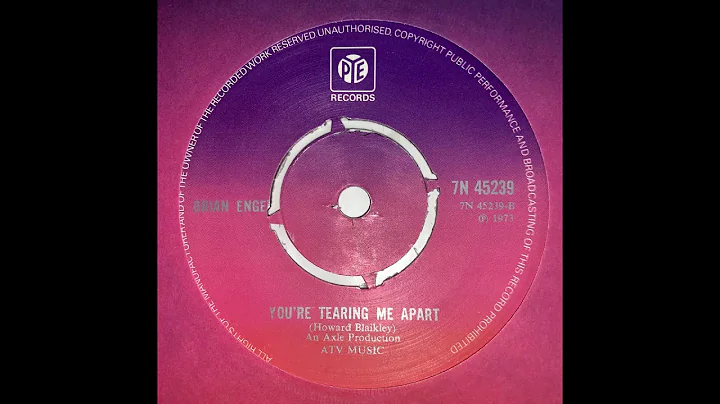 Brian Engel - You're Tearing Me Apart (UK Glam Pop...