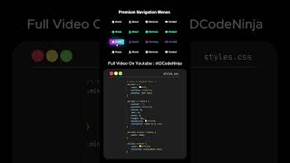 How To Create A Neon Navigation Menu In Html Dcodeninja