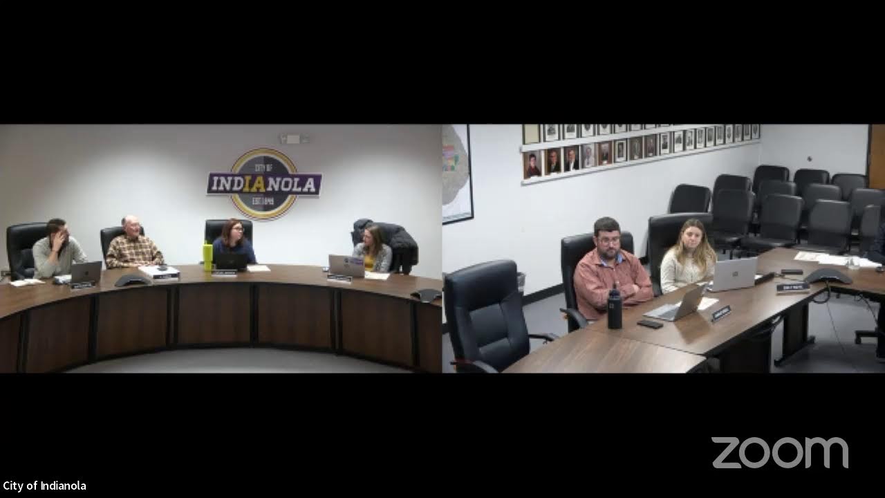 Indianola Planning and Zoning Commission YouTube