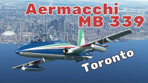 Aermacchi MB 339 JET over Toronto | Flight Simulator 2020