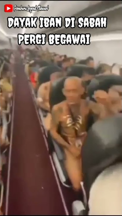 Carter 1 Pesawat || Penumpangnya Semua Orang  Dayak ( Berbahasa Indonesia ) #shorts