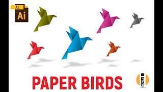 how to create paper birds in illustrator screenshot 2