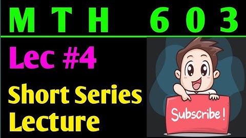 Mth603:Important short series lecture¦¦Lec #4¦¦Numerical Analysis¦¦Maths by Zahfran
