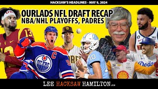 NFL Draft Recap with Jon Cooper of Ourlads Draft Guide, NFL News, NBA Playoffs, Padres, NHL, IndyCar