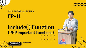 #11| include() Function | PHP Important Functions |  PHP Tutorial in Hindi