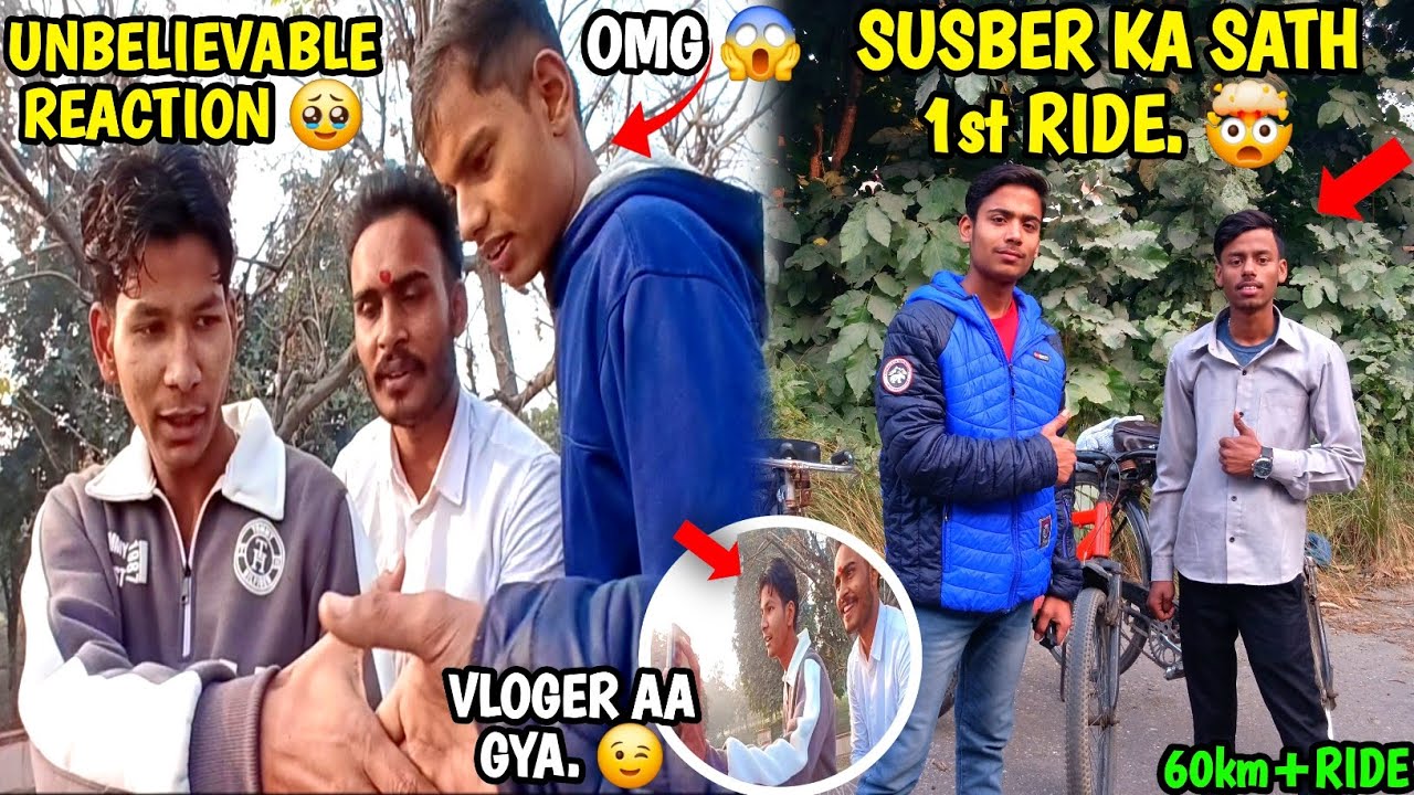 Suscriber Ka Sath 1st Ride🤝 Unbelievable Suscriber Reaction🤫 60km+ Ride | Don't Miss End🤨