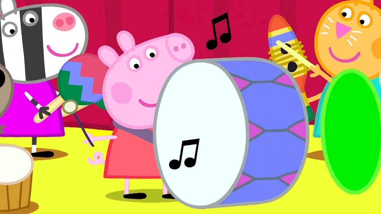 Peppa Pig en Español Episodios completos | INSTRUMENTOS DE PERCUSIÓN | Pepa la cerdita