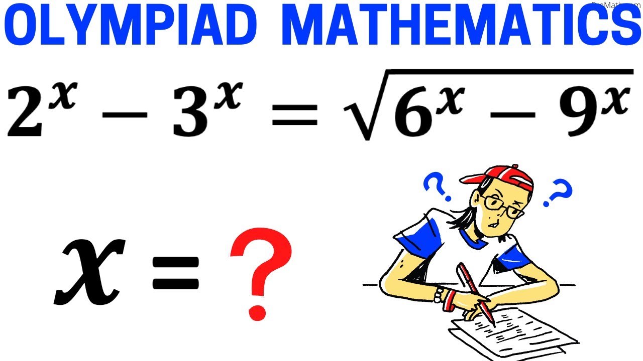 Solve the Radical and Exponential Equation: Math Olympiad Training!