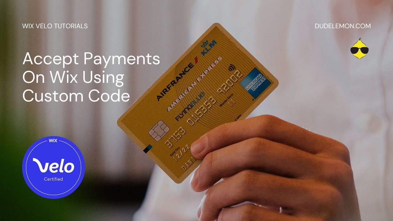 Accept Payments On Wix Using Custom Code Learn How To Use Wix Pay API
