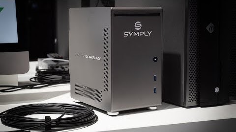 Symply Showcases SymplyWORKSPACE Thunderbolt 3 Storage Solution at NAB NY 2018