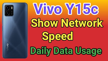 Vivo Y15c Show Daily Data Usage kaise kare | How To Show Daily Data Usage Setting In Vivo Y15c