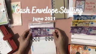 Cash Envelope Stuffing | June 2021 | Low Income | Philippines