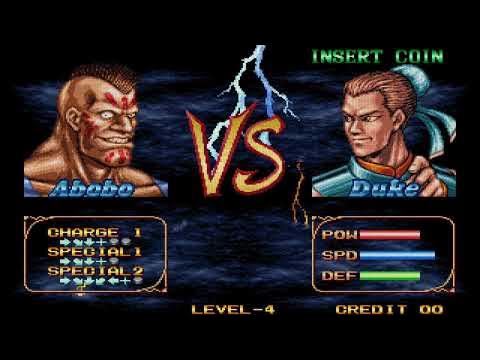 Double Dragon (Neo Geo/Arcade) - Abobo - PLAYTHROUGH 