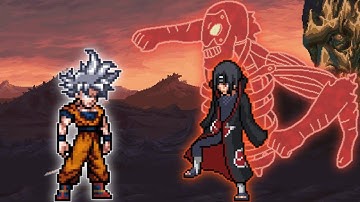 Son Goku V7 TP OP(Alll Form) VS Itachi S1 OP in Jump Force Mugen