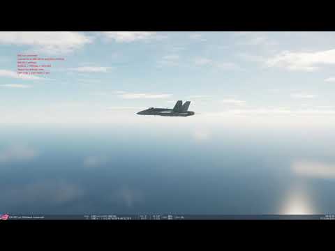 DCS. Слив  топлива на F18