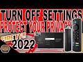 TURN OFF THESE SETTINGS NOW 2022 UPDATE!